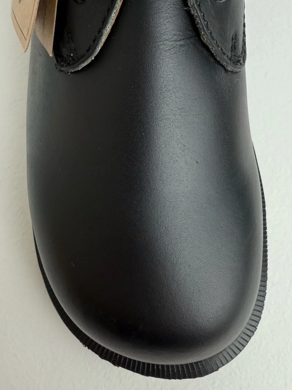 Vintage Dr. Martens England Black Greasy Leather Gibson Oxfords UK 8 - Picture 9 of 16